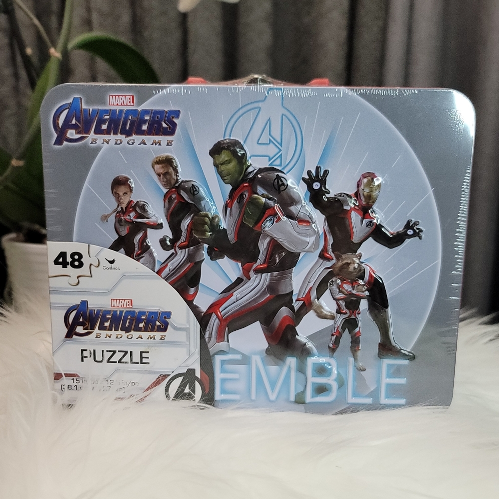 Marvel Avengers Endgame Puzzle & Lunch Box